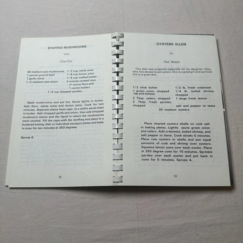 Paul Naquin's French Collection Cookbook Vol 2  Louisiana Recipes 1980 1st Print
